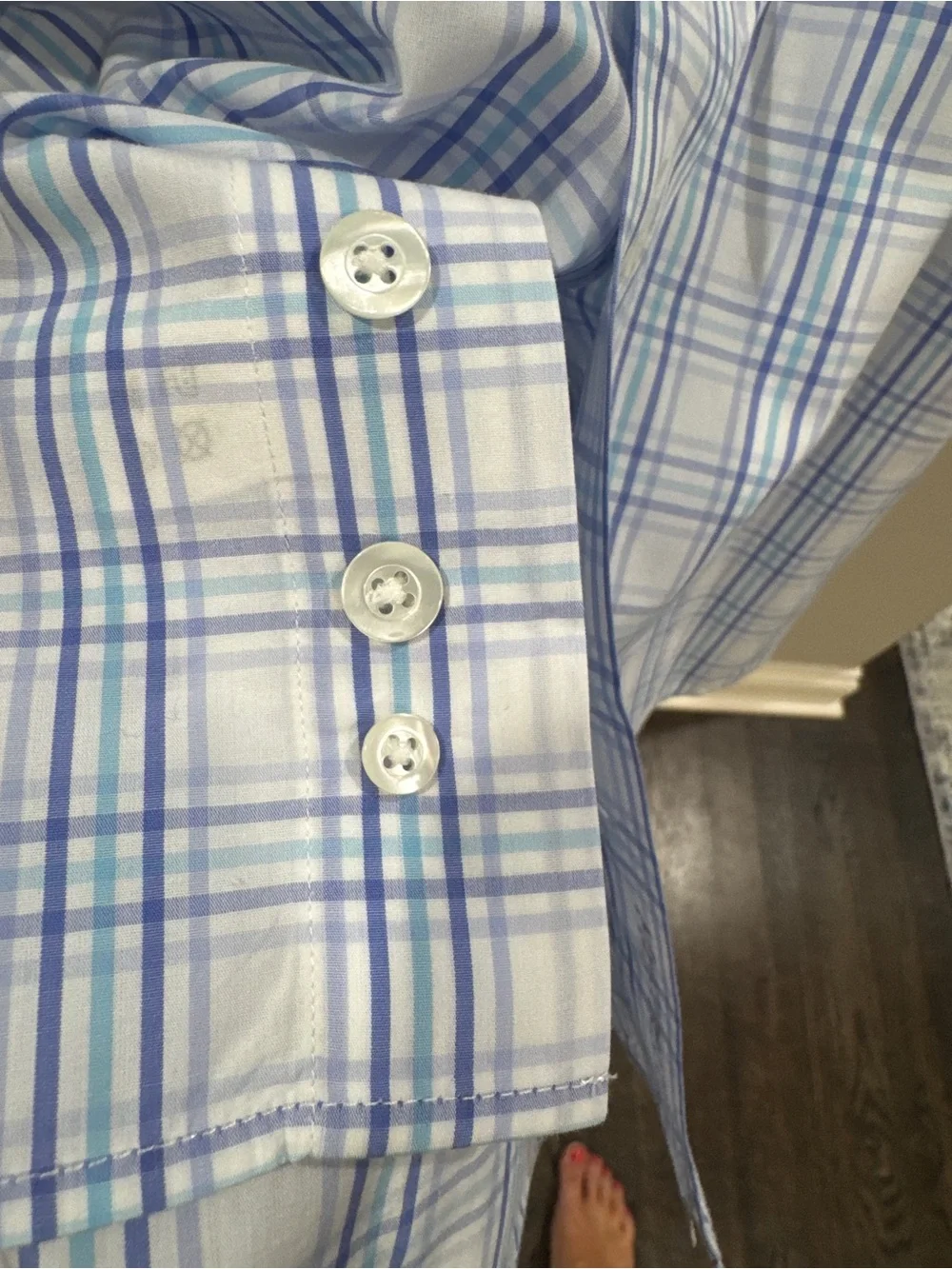 Ledbury Fine Shirting Slim Fit Dress Shirt (XL)
